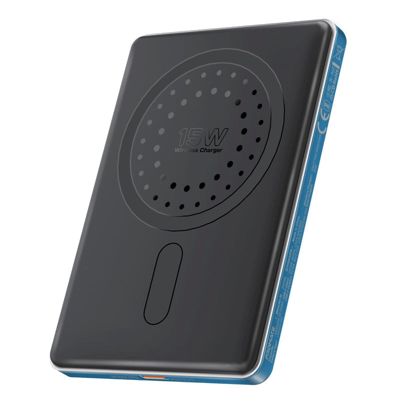 Promate Technologies - Ultra-Slim Aluminum Crafted MagSafe Compatible Wireless Charging Power