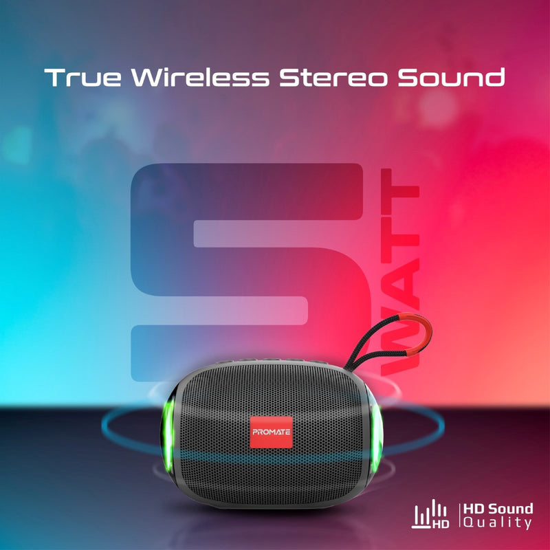 Promate Technologies - LumiFlux™ High-Definition Wireless Speaker