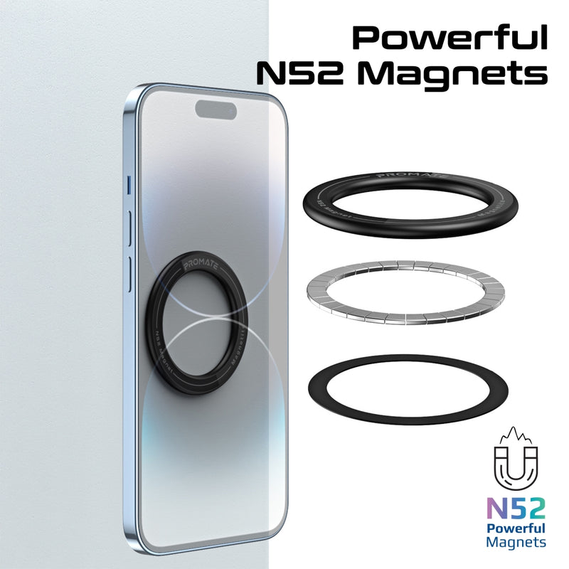 Promate Technologies - 360 Degrees MagSafe Compatible Phone Magnetic Mount