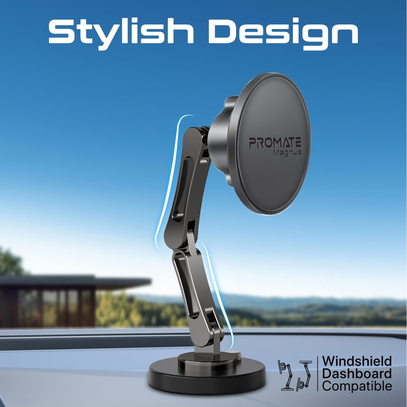 Promate Technologies - SecureGrip™ 360° Cradleless Magnetic Smartphone Holder