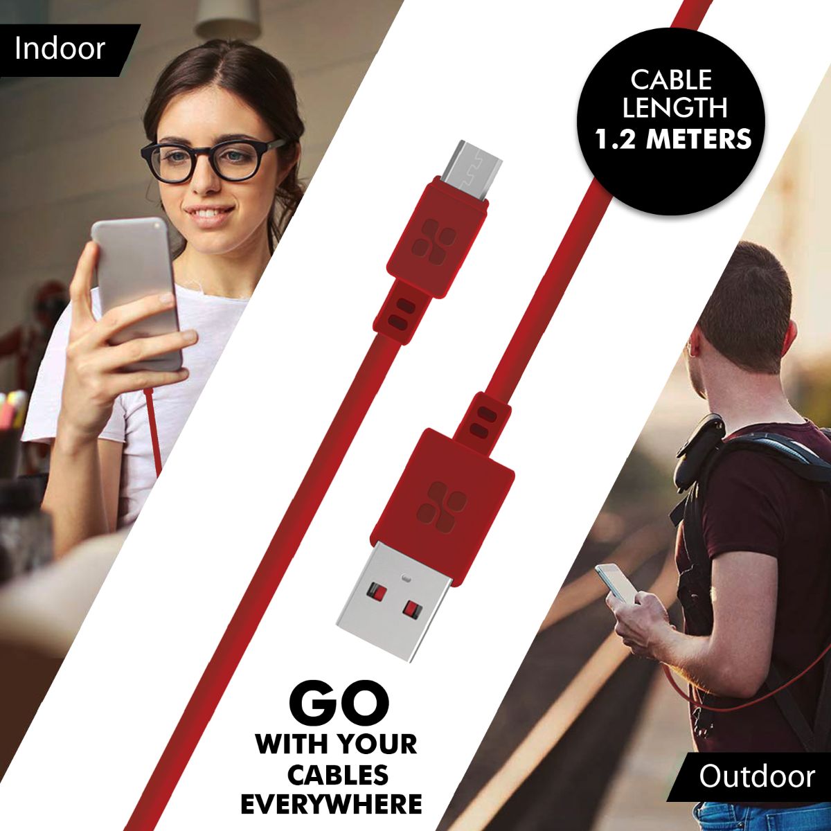 MicroCord-1 Maroon