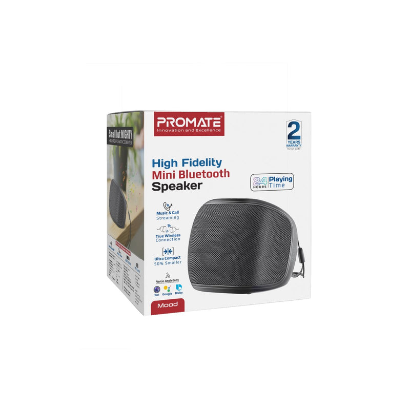 Promate Technologies - High-Fidelity Mini Bluetooth Speaker