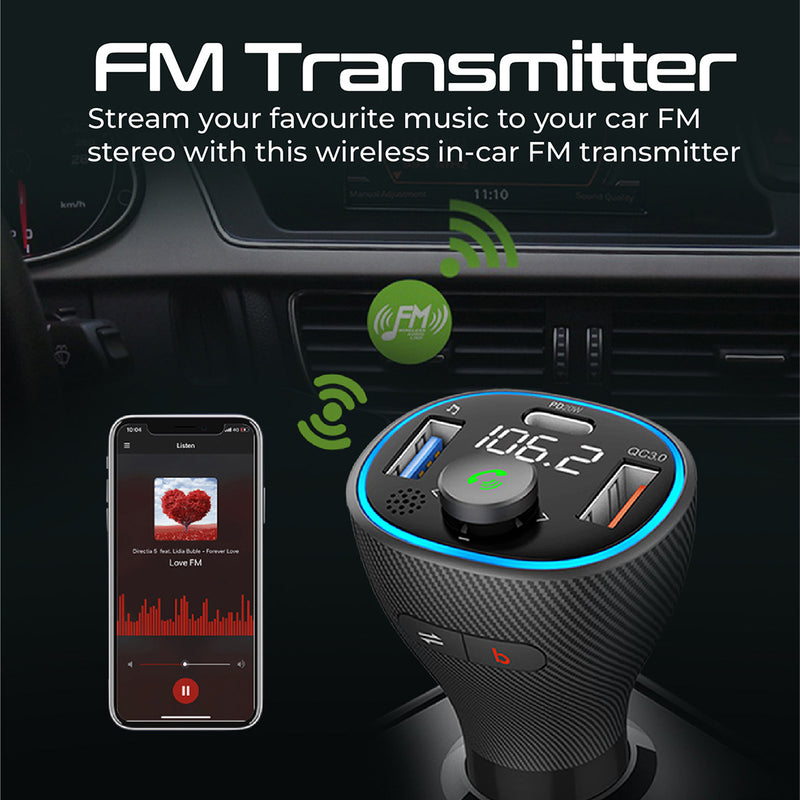 Promate Technologies - Universal Wireless Hands-free Kit with FM Transmitter