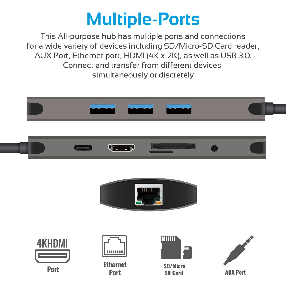 PrimeHub-C Grey
