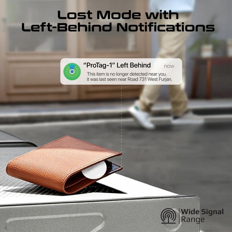 Promate Technologies - Ultra-compact Smart Precision Tracking Wireless Tag for Apple Find My
