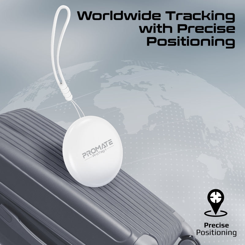 Promate Technologies - Ultra-compact Smart Precision Tracking Wireless Tag for Apple Find My