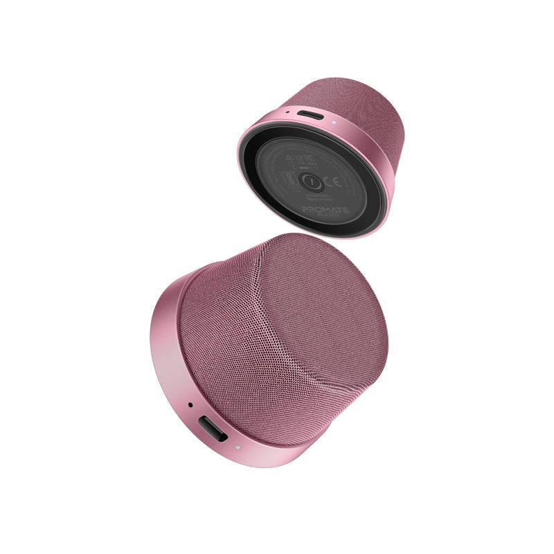 Promate Technologies - High-Fidelity Mini Bluetooth Speaker with MagSafe Compatible Base