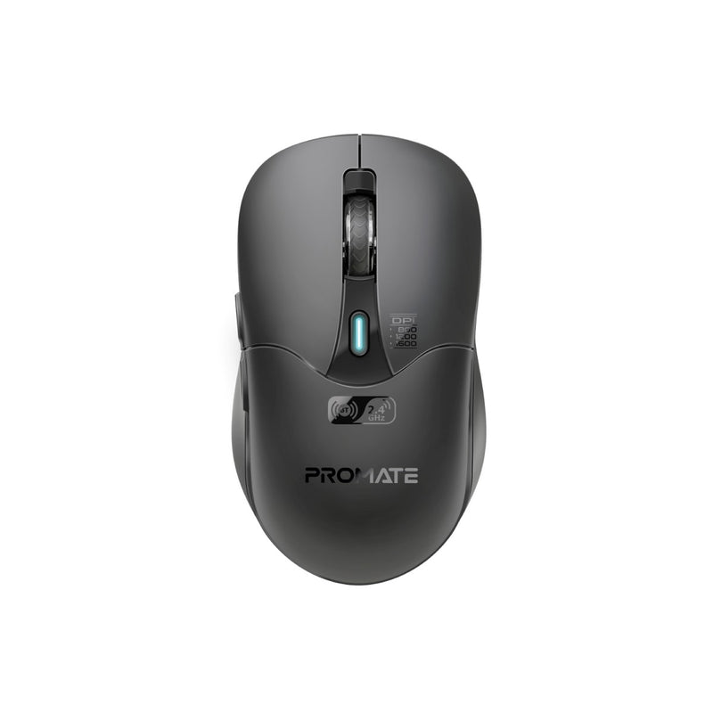 Promate Technologies - Dual Mode Rechargeable Wireless Mouse with BT & RF Connectivity