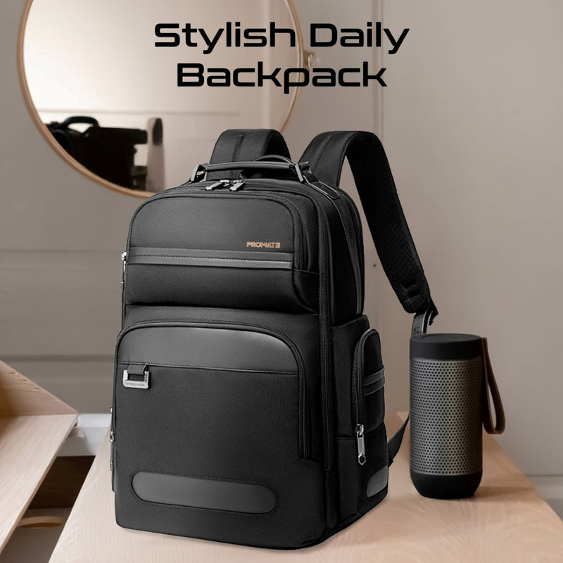 Promate Technologies - SecureStorage™ 15.6" Laptop Backpack with Multiple Compartments