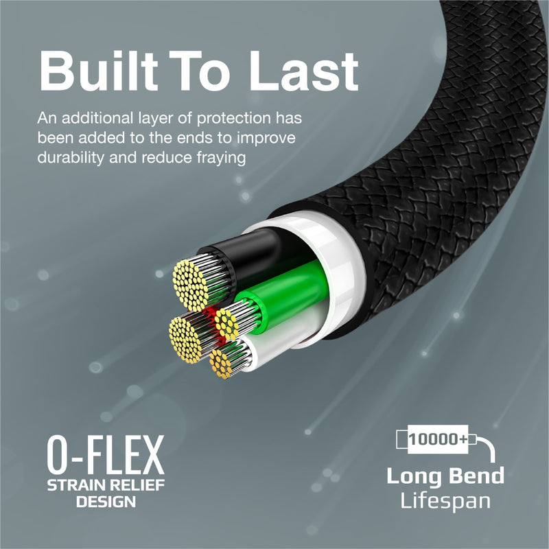 Promate Technologies - High Tensile Strength Data & Charge USB-C Cable