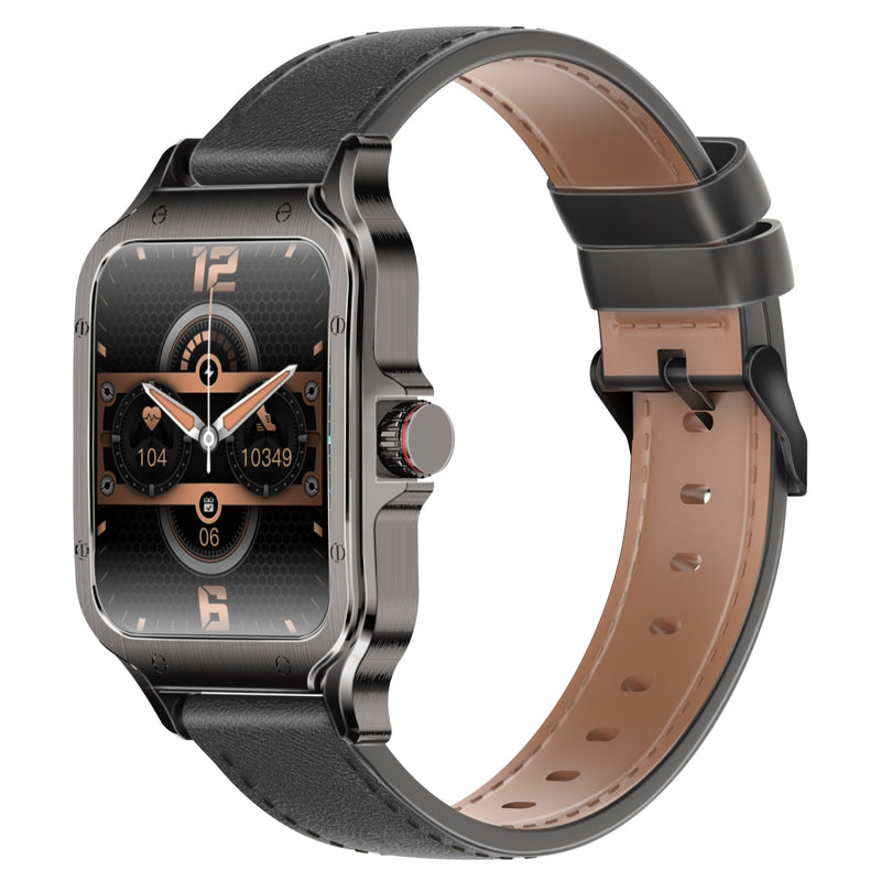 Promate Technologies - ActivLife™ Curved AMOLED Screen Smartwatch with BT Calling