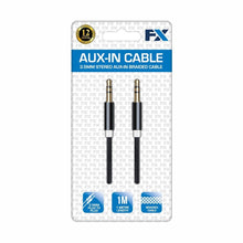 Load image into Gallery viewer, FX Aux-In-Cable 3.5mm Braided

