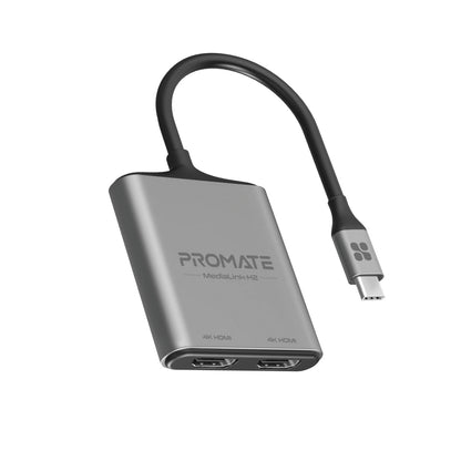 4K High Definition USB-C to Dual HDMI Adapter