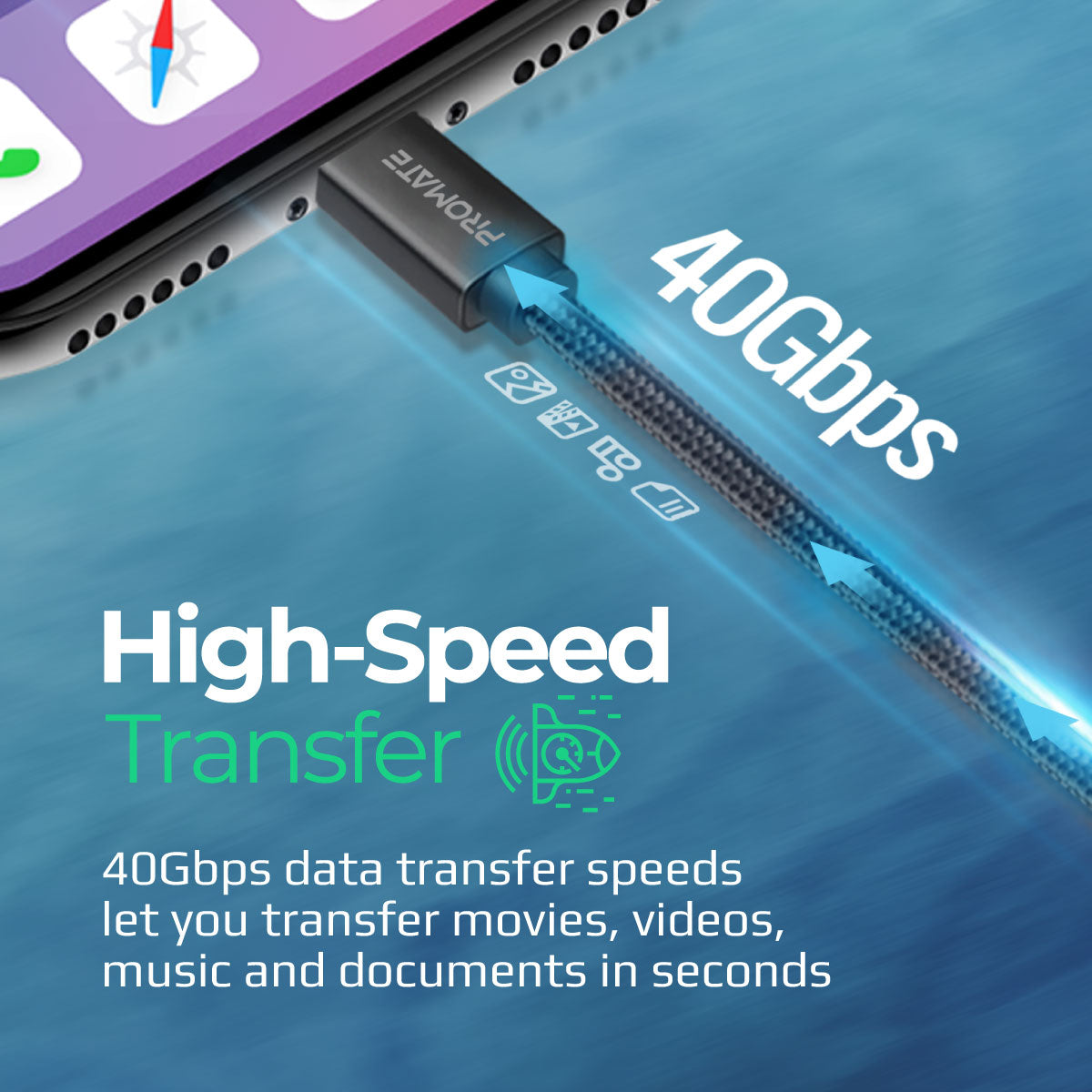 40Gbps SuperSpeed USB4™ Cable