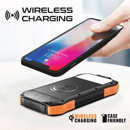 10000mAh Rugged EcoLight™ Solar Power Bank