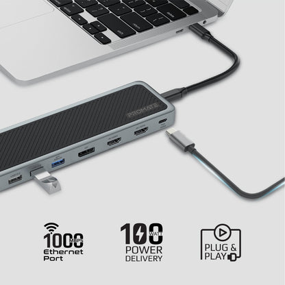 4K@60Hz Triple Display Multi-Port USB-C Docking Station