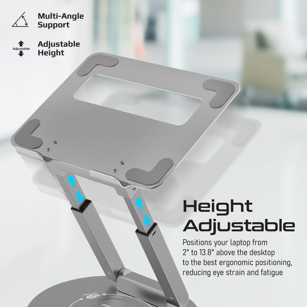 Ergonomic Multi-Level Aluminium Laptop Stand