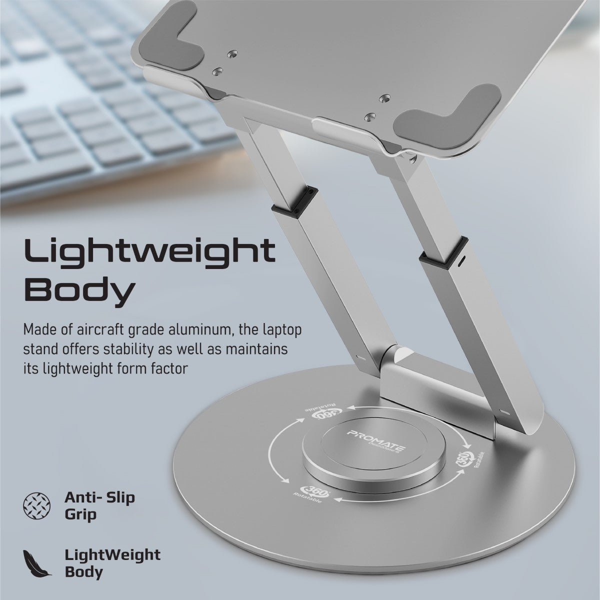 Ergonomic Multi-Level Aluminium Laptop Stand