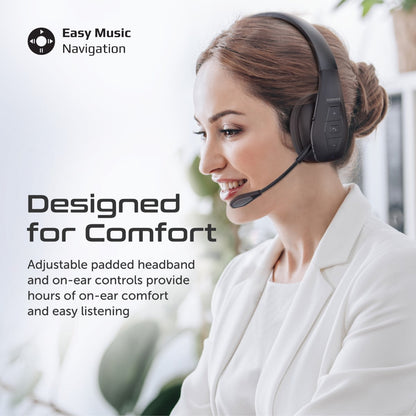 Professional Grade Mono On-Ear Wireless Headset