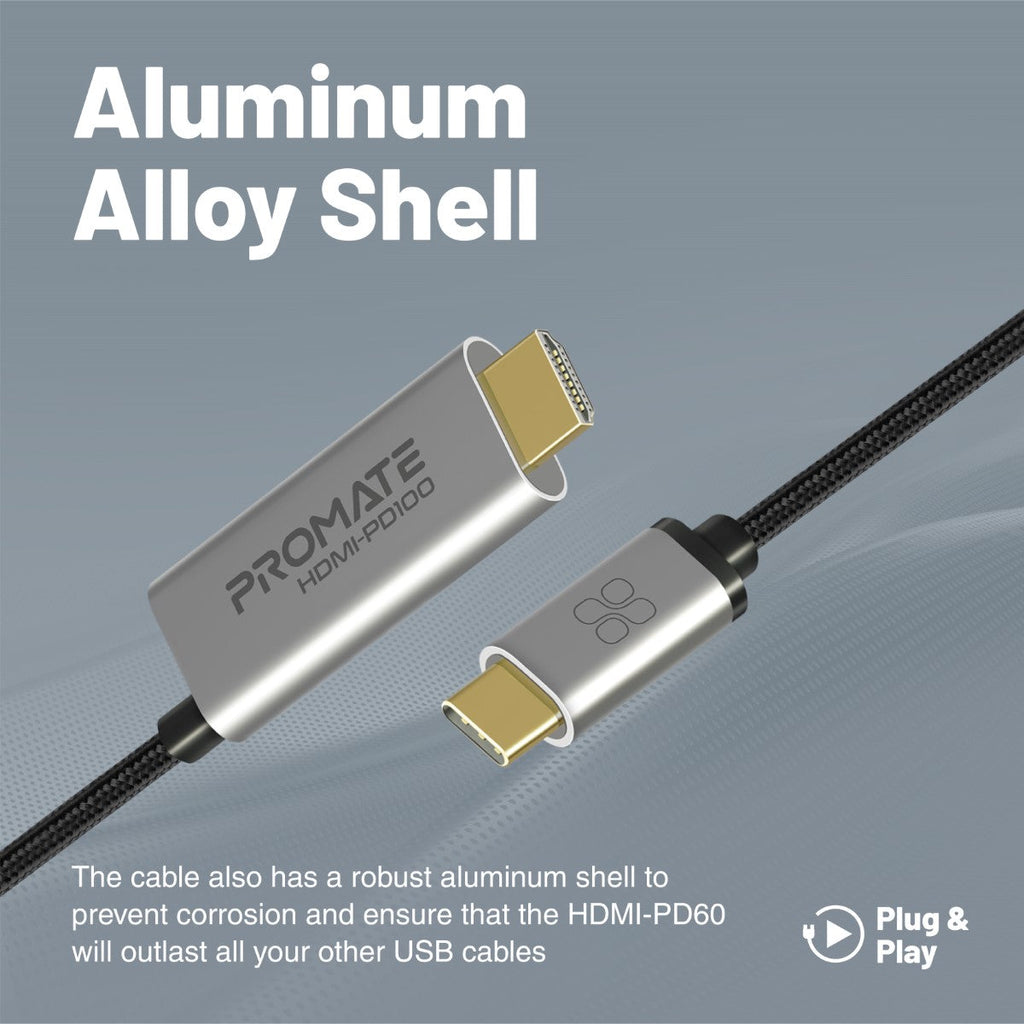 4K CrystalClarity USB-C to HDMI Cable