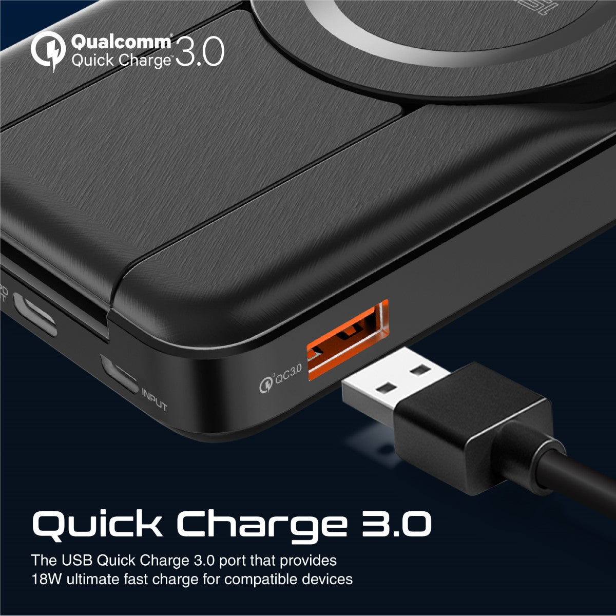 5-in-1 Foldable MagSafe Compatible Wireless Charging Power Bank