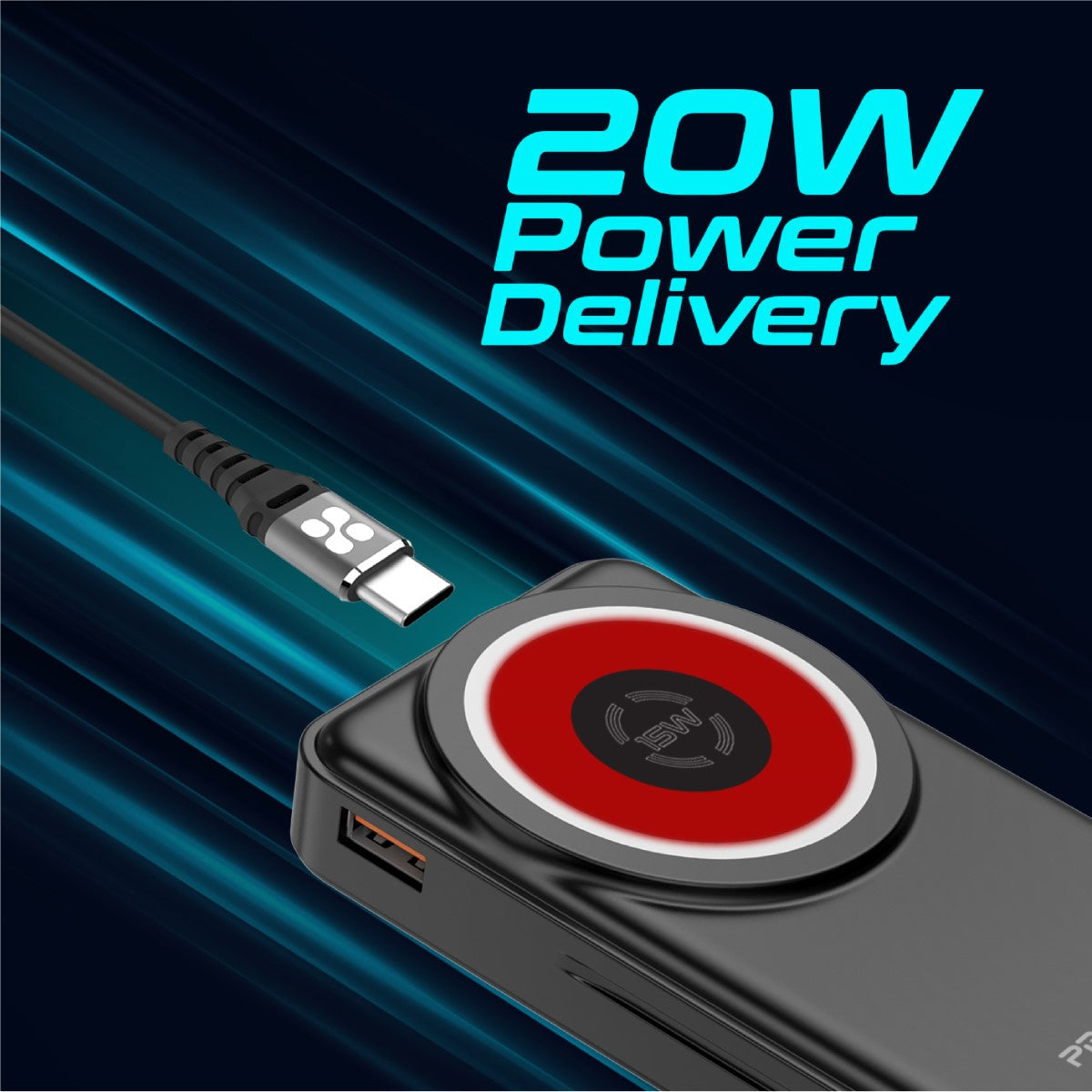 4-in-1 Charging Station with MagSafe Compatible Wireless Charging Power Bank, AirPods Charger & Detachable Apple Watch Charger