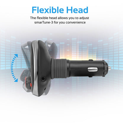 Wireless In-Car FM Transmitter With Dual USB Charging Ports