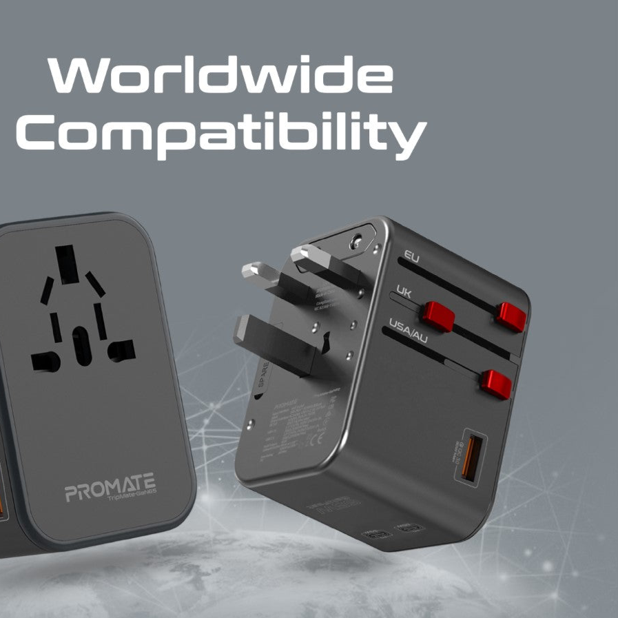 65W Power Delivery GaNFast™ Travel Adapter