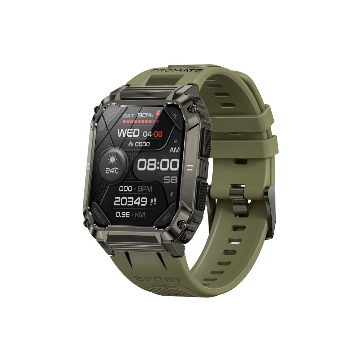 XWatch-S19 Mid Night Green