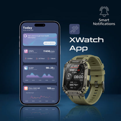 XWatch-S19 Mid Night Green