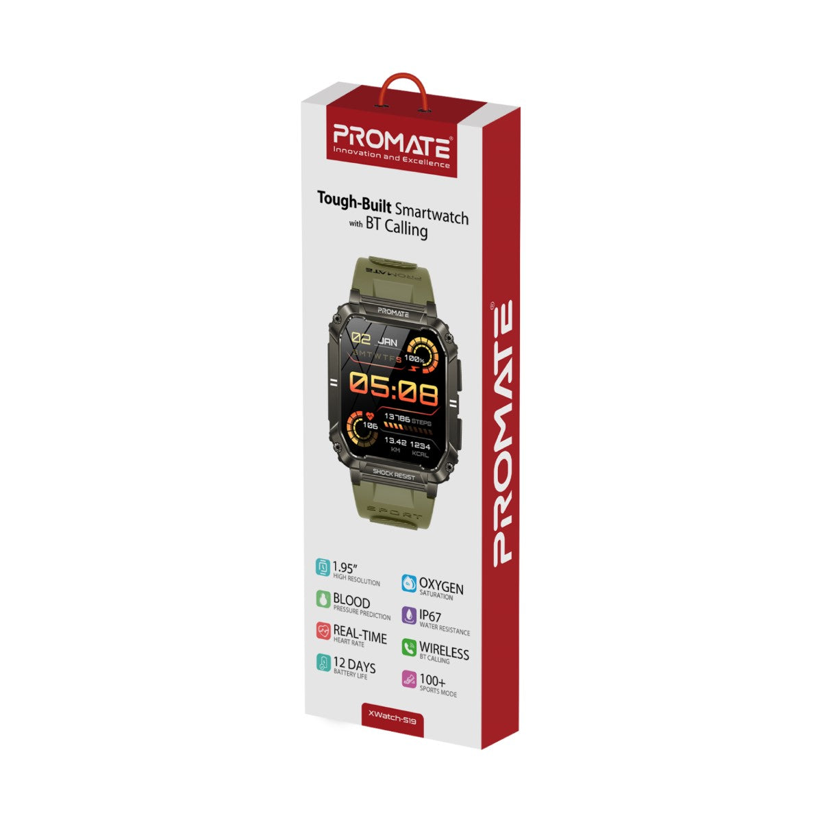 XWatch-S19 Mid Night Green