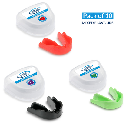 Pack of 10 - Junior Game Guard Gumshields - Mixed Flavours