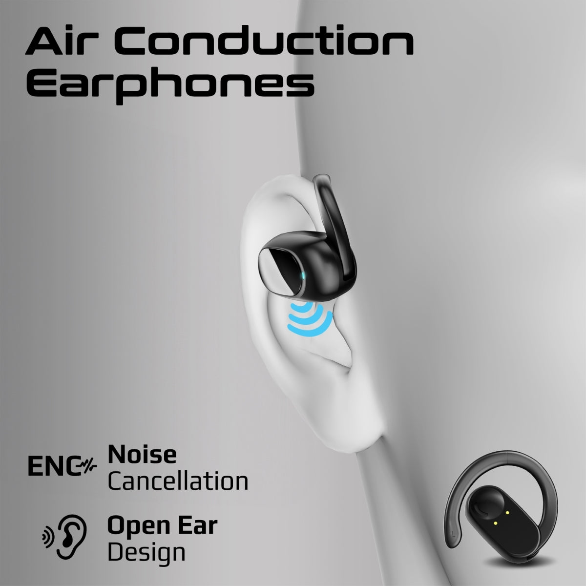 SportFit™ Open Ear True Wireless Earbuds with IntelliTouch