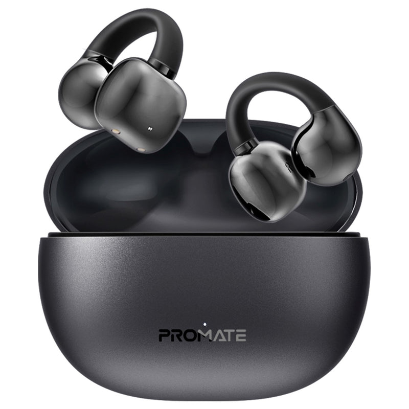 Promate Technologies - AudioFit™ Open Ear Clip On TWS Earbuds w/ IntelliTouch