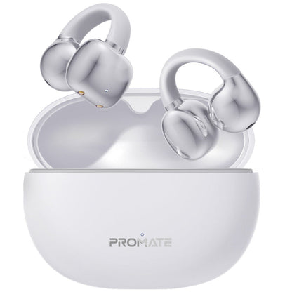 Promate Technologies - AudioFit™ Open Ear Clip On TWS Earbuds w/ IntelliTouch