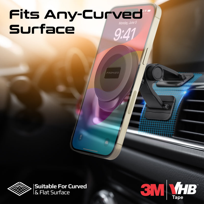Promate Technologies - MagGrip™ 360° Cradleless Magnetic Smartphone Holder