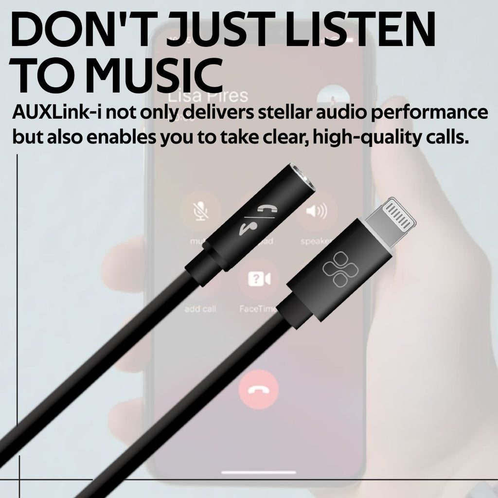 Dynamic Stereo Apple Lightning to 3.5mm AUX Connector