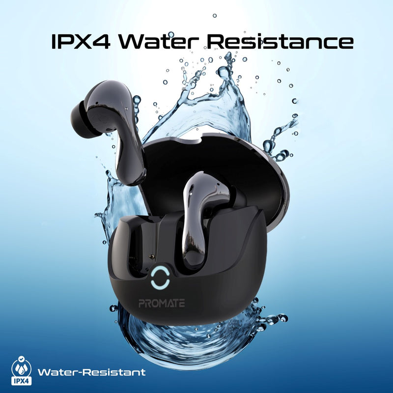Promate Technologies - High-Definition Hybrid ANC TWS Earbuds with IntelliTouch