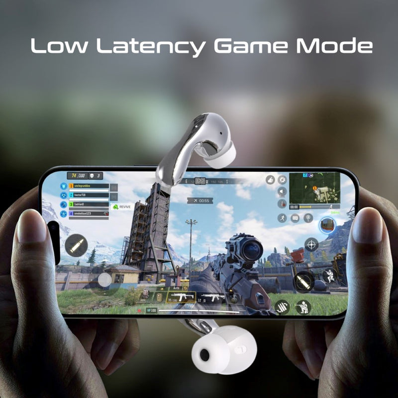 Promate Technologies - High-Definition Hybrid ANC TWS Earbuds with IntelliTouch