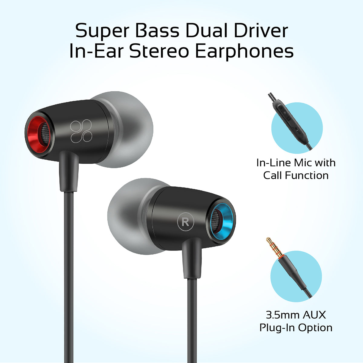 TuneBuds-1 Black