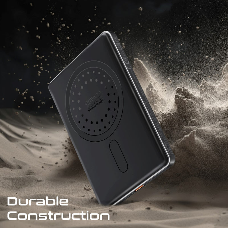 Promate Technologies - Ultra-Slim Aluminum Crafted MagSafe Compatible Wireless Charging Power