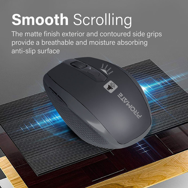 Promate Technologies - Silent Switch Streamlined Wireless Mouse