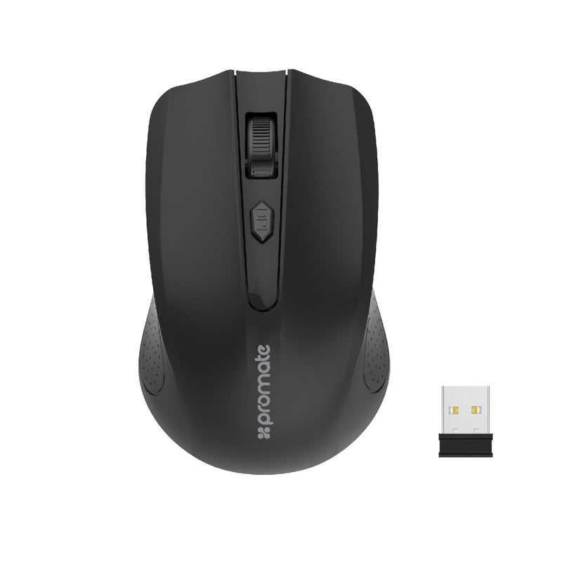 Promate Technologies - 2.4GHz Wireless Ergonomic Optical Mouse