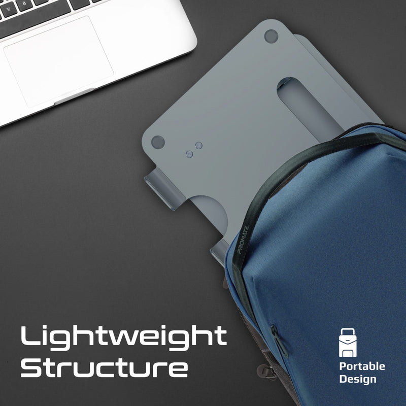 Promate Technologies - Ergonomic Multi-Level Aluminum Laptop Stand