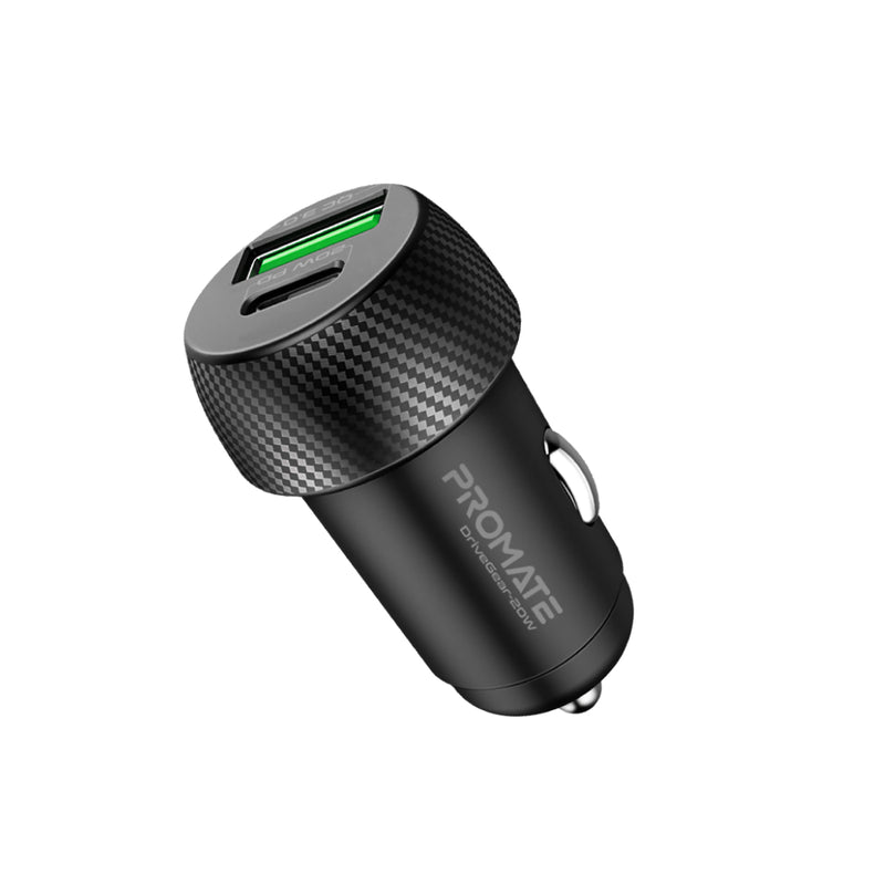 Promate Technologies - 20W Quick Charging Mini Car Charger