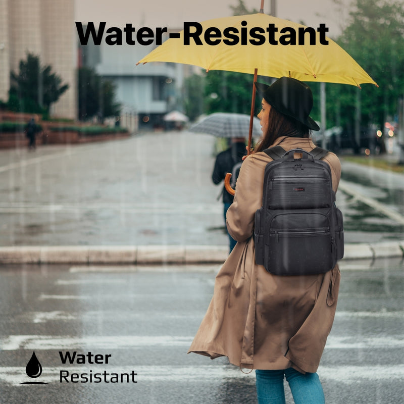 Promate Technologies -  Heavy Duty Lightweight Backpack for 15.6” Laptops with Compartments