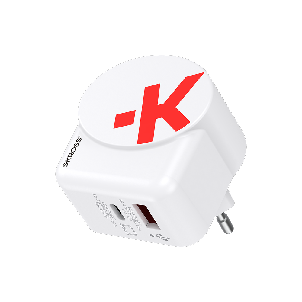 Euro USB Charger AC45PD with USB C cable