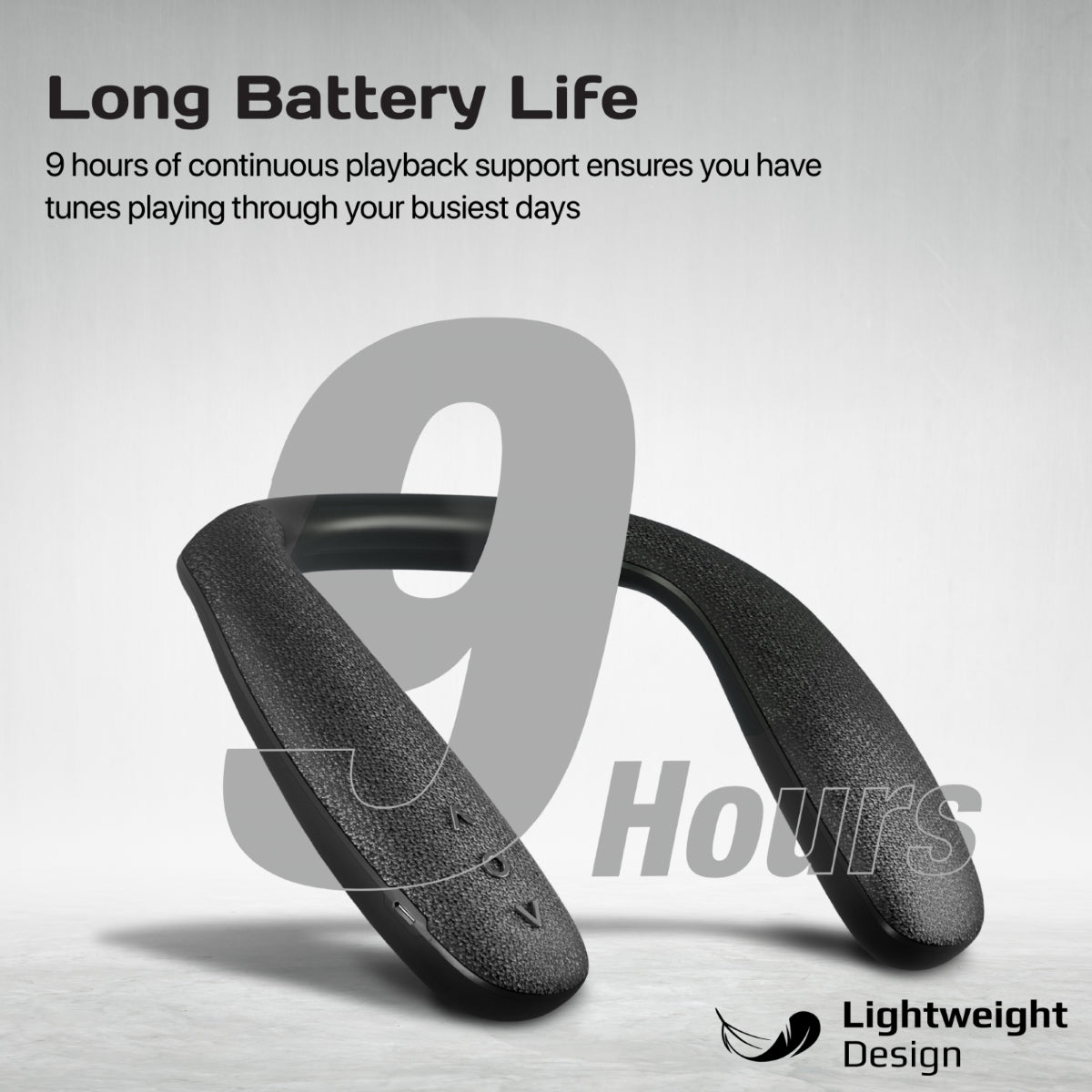 Dynamic Stereo Wearable Neckband Wireless Speaker