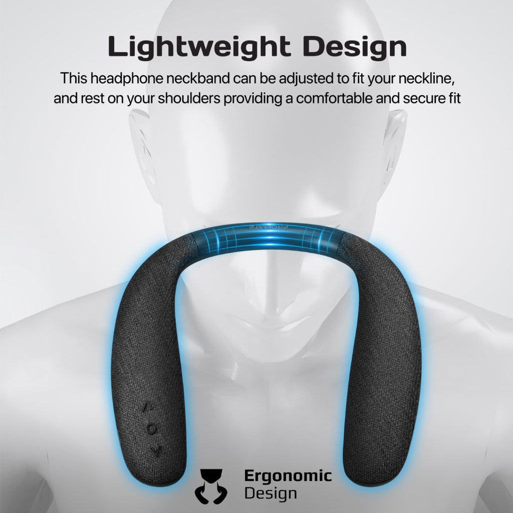 Dynamic Stereo Wearable Neckband Wireless Speaker