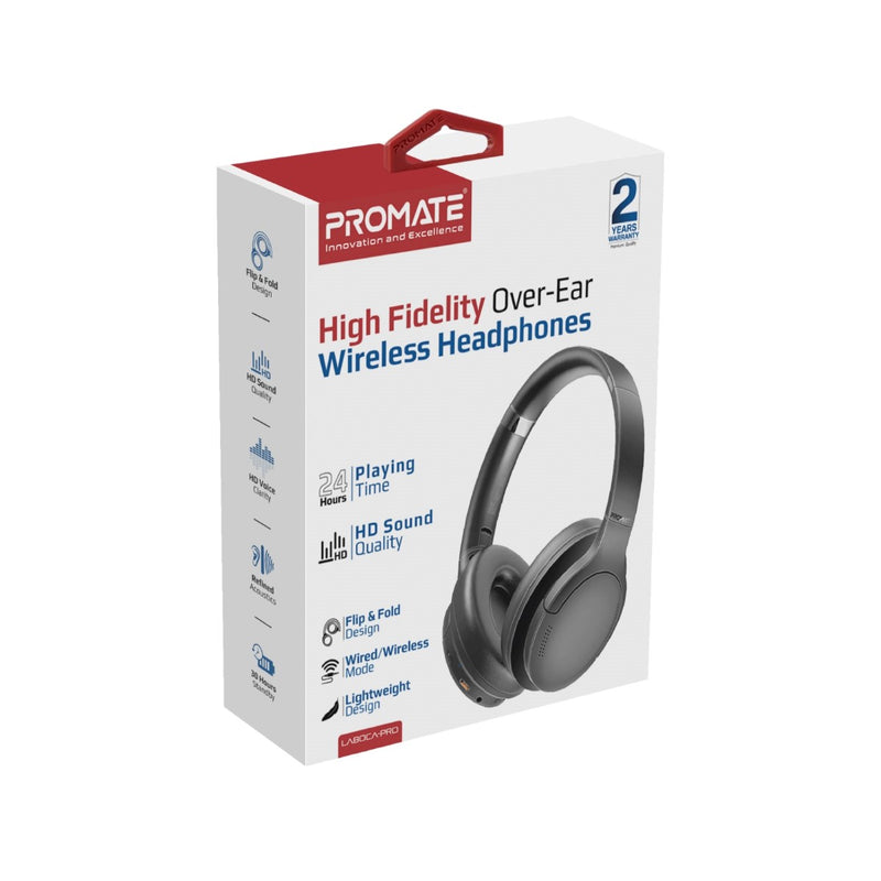 Promate Technologies - High Fidelity Over-Ear Wireless Headphones